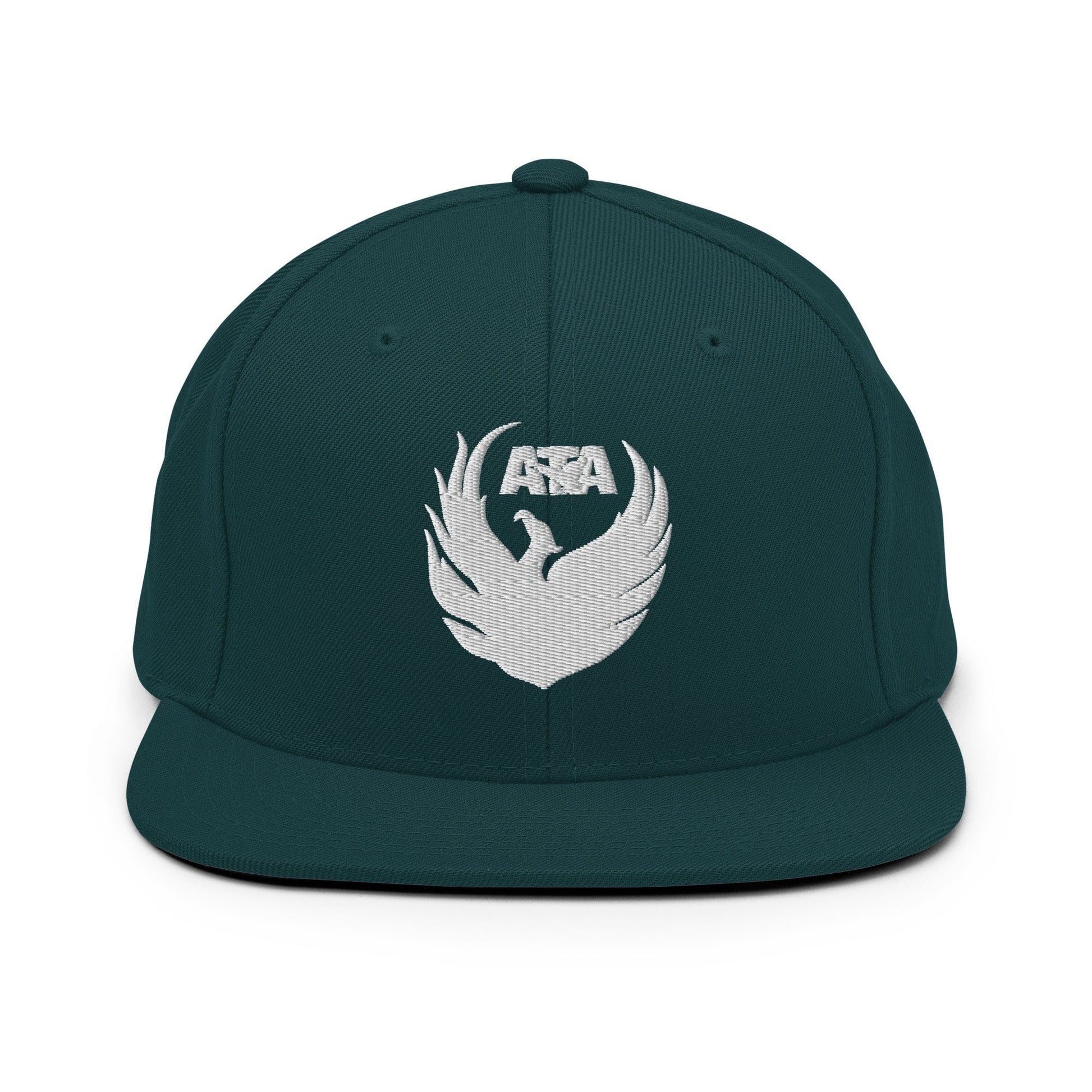 Snapback Hat | Azle Martial Arts | Blue Fire Crest Logo