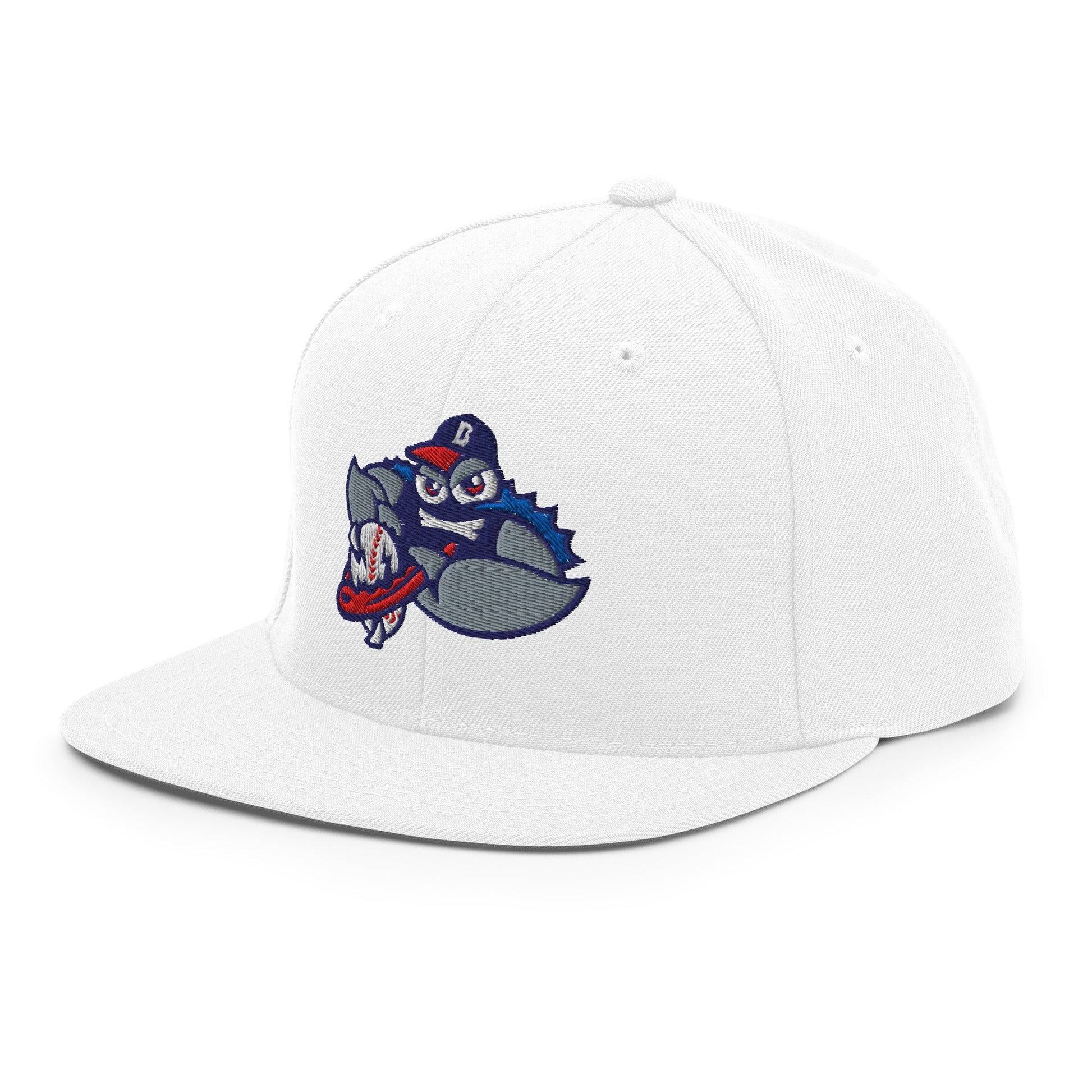 Snapback Hat | Bellport BlueClaws | Strike Emblem Logo