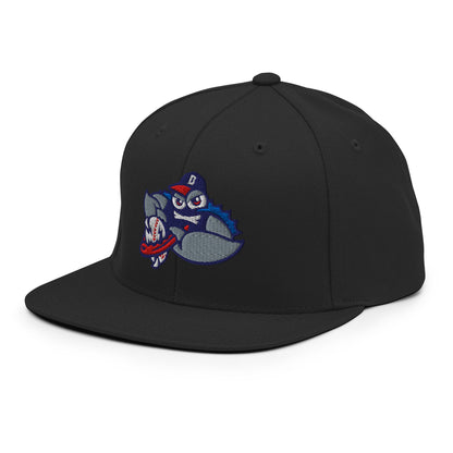 Snapback Hat | Bellport BlueClaws | Strike Emblem Logo