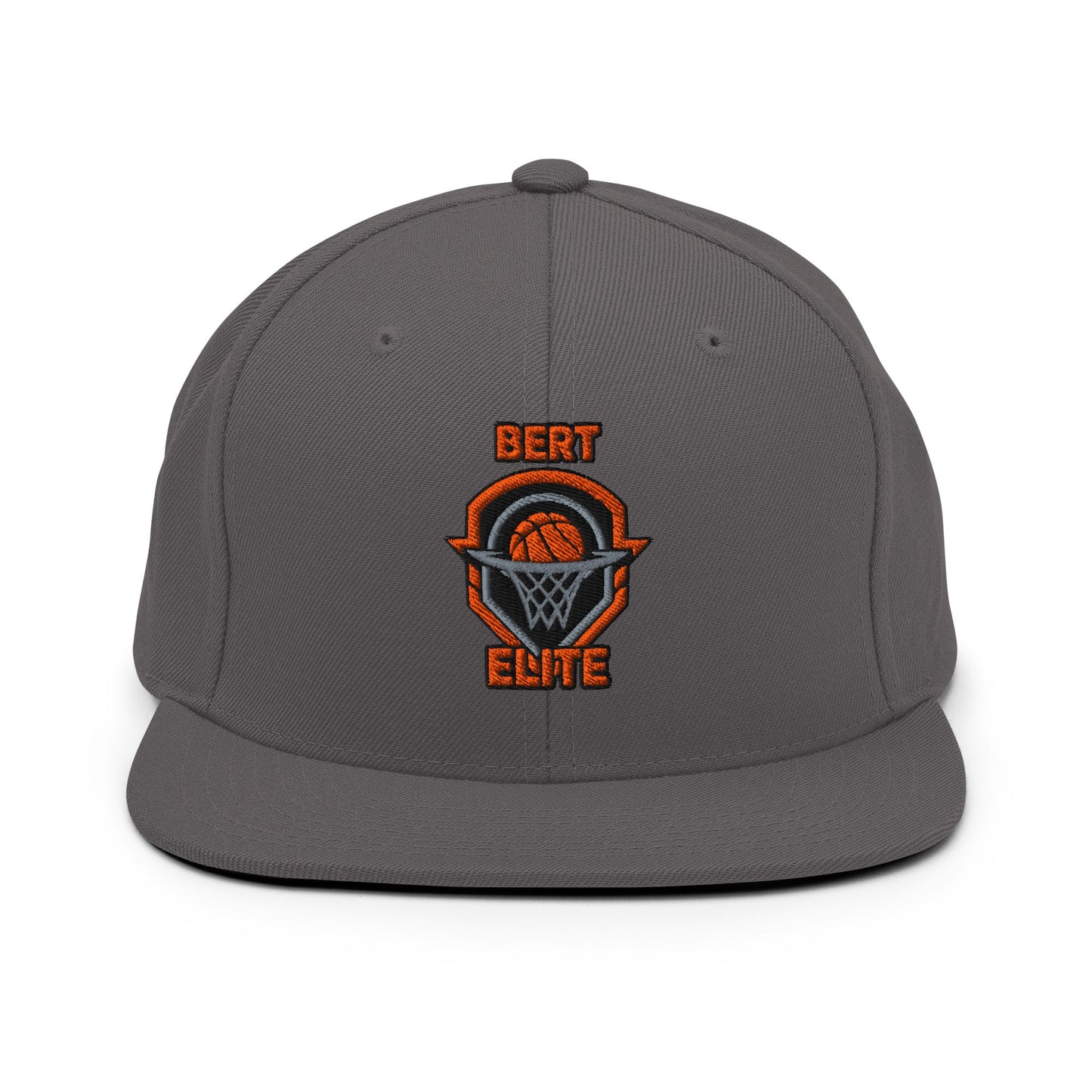 Snapback Hat | Bert Elite AAU | Hoop Badge Logo