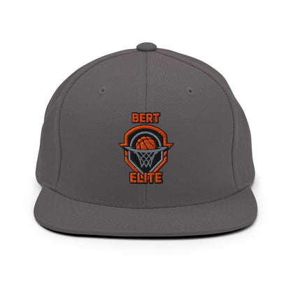 Snapback Hat | Bert Elite AAU | Hoop Badge Logo
