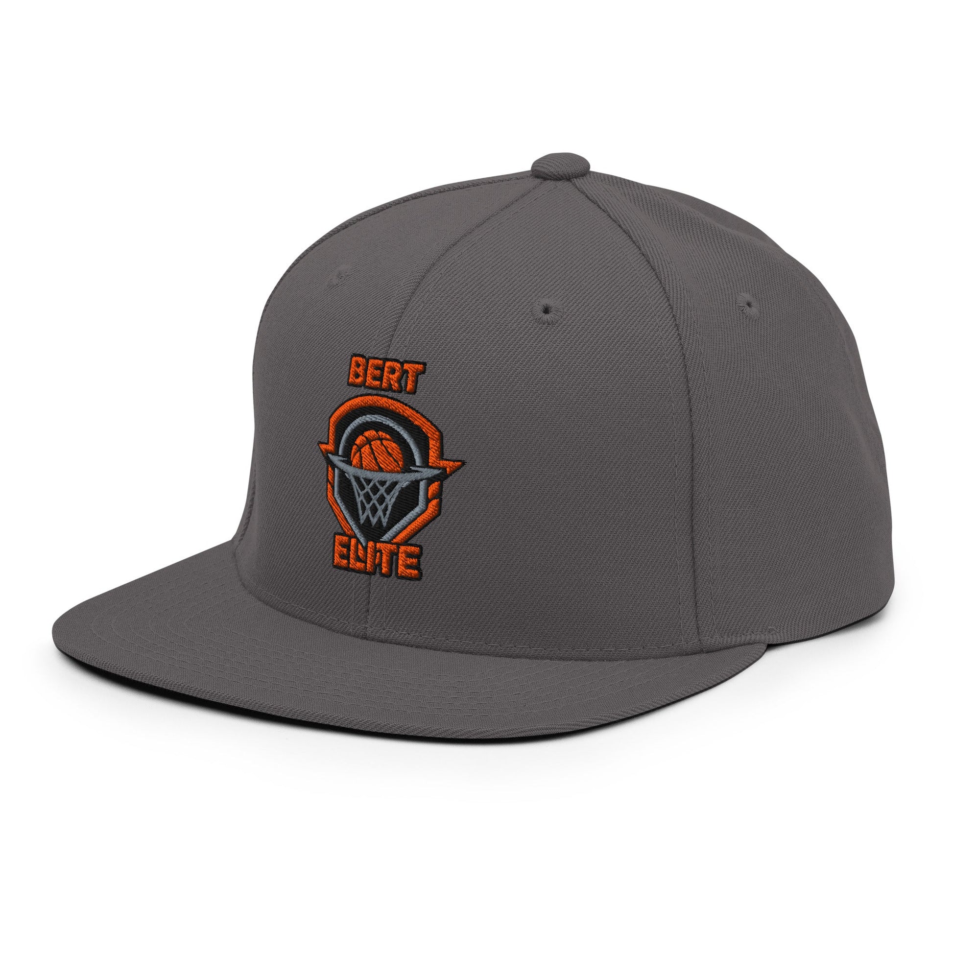 Snapback Hat | Bert Elite AAU | Hoop Badge Logo