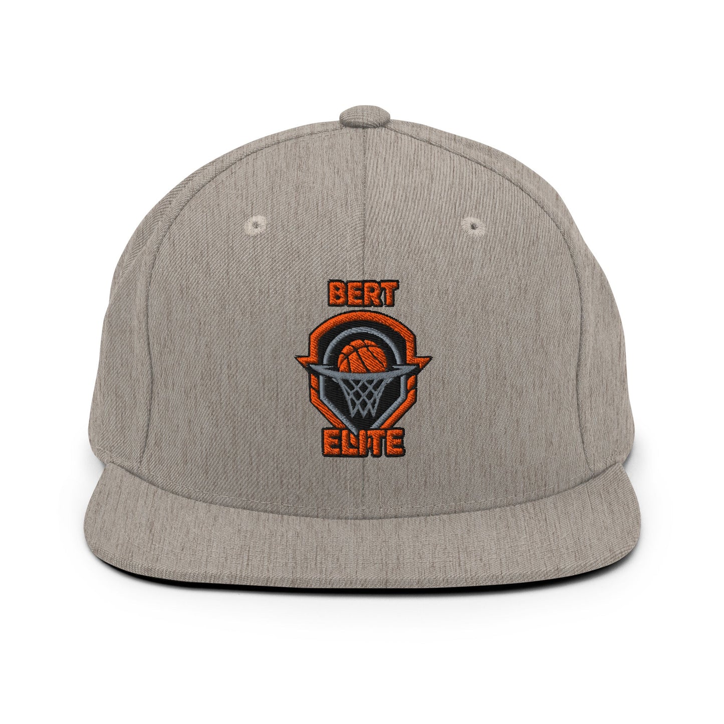 Snapback Hat | Bert Elite AAU | Hoop Badge Logo