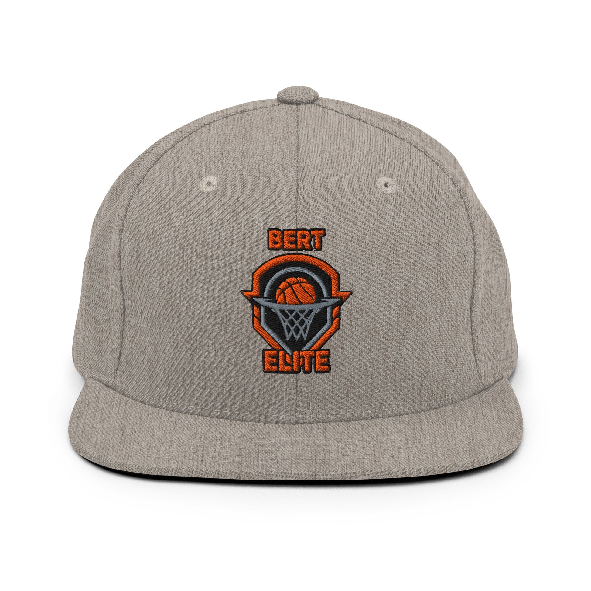 Snapback Hat | Bert Elite AAU | Hoop Badge Logo