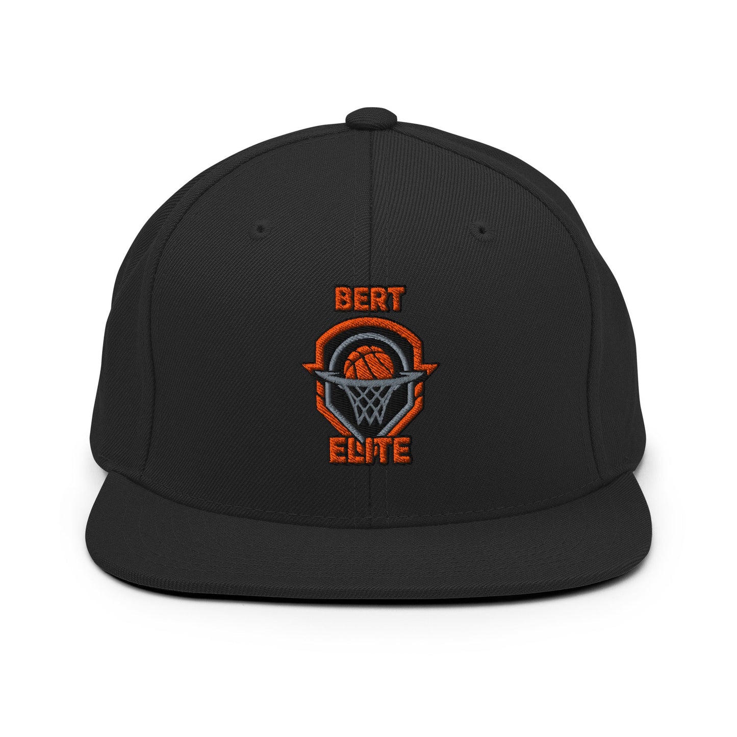 Snapback Hat | Bert Elite AAU | Hoop Badge Logo