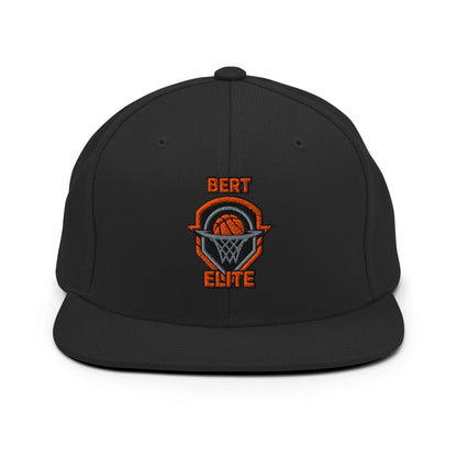 Snapback Hat | Bert Elite AAU | Hoop Badge Logo