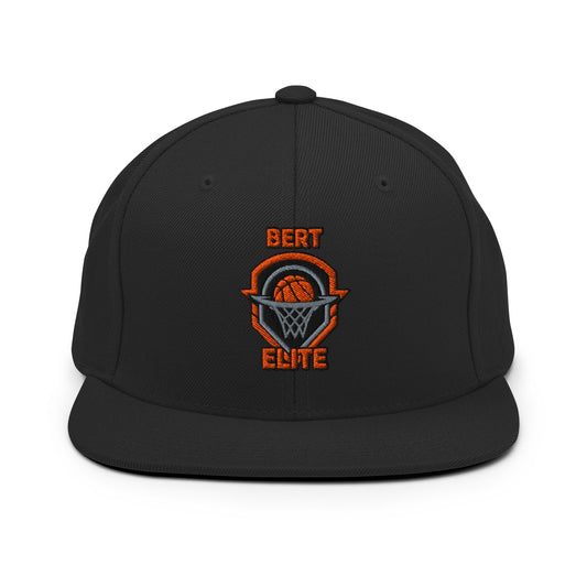 Snapback Hat | Bert Elite AAU | Hoop Badge Logo