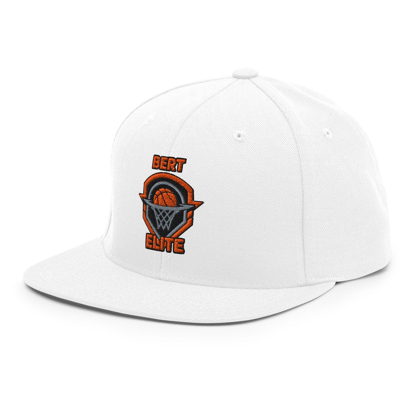 Snapback Hat | Bert Elite AAU | Hoop Badge Logo
