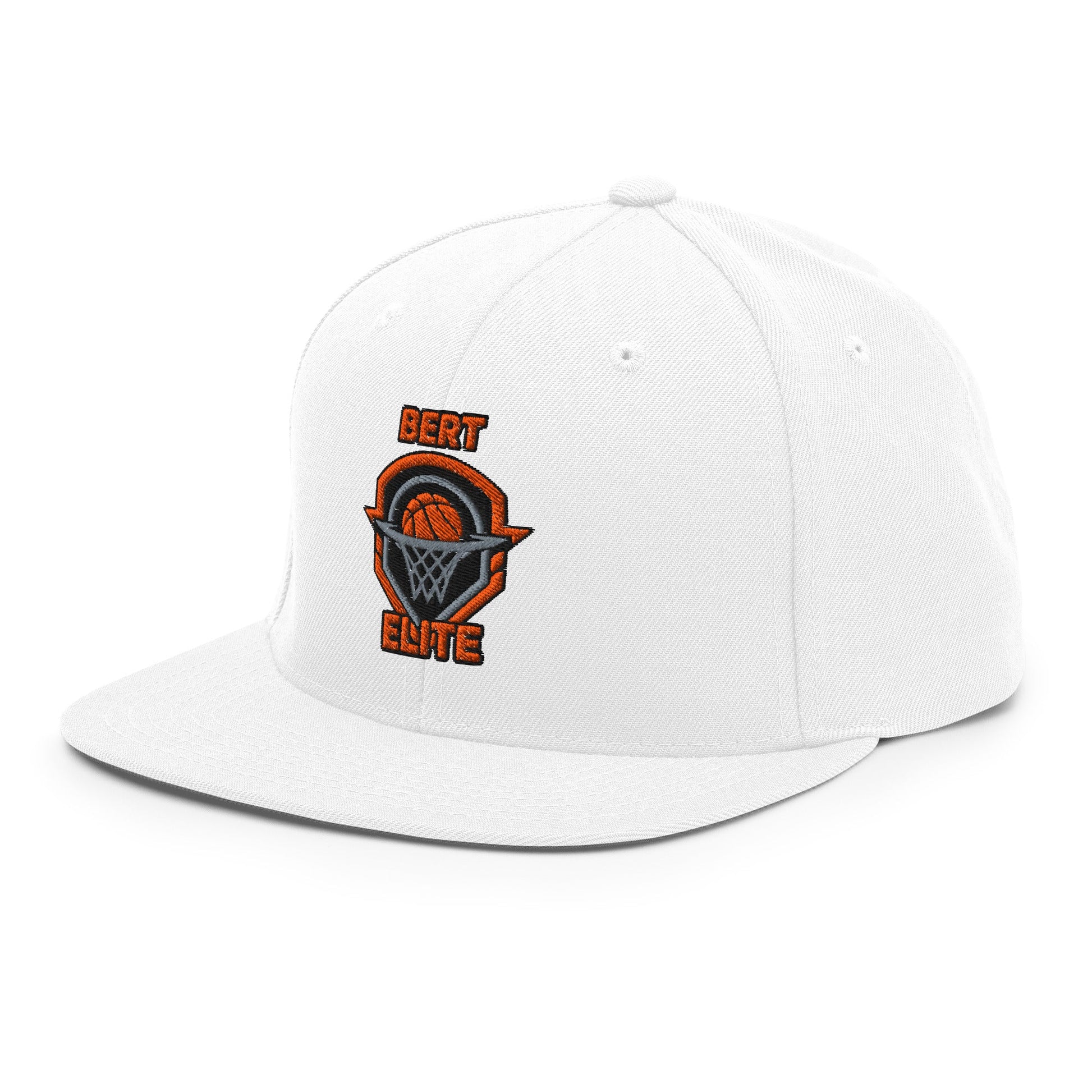 Snapback Hat | Bert Elite AAU | Hoop Badge Logo