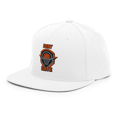 Snapback Hat | Bert Elite AAU | Hoop Badge Logo