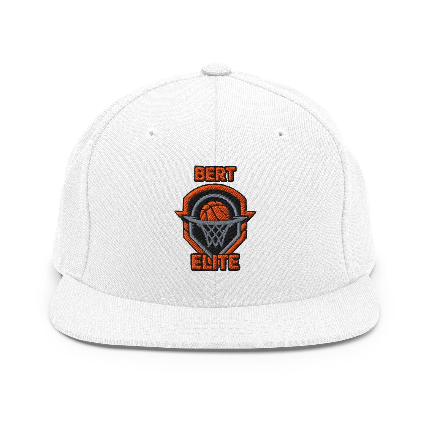 Snapback Hat | Bert Elite AAU | Hoop Badge Logo