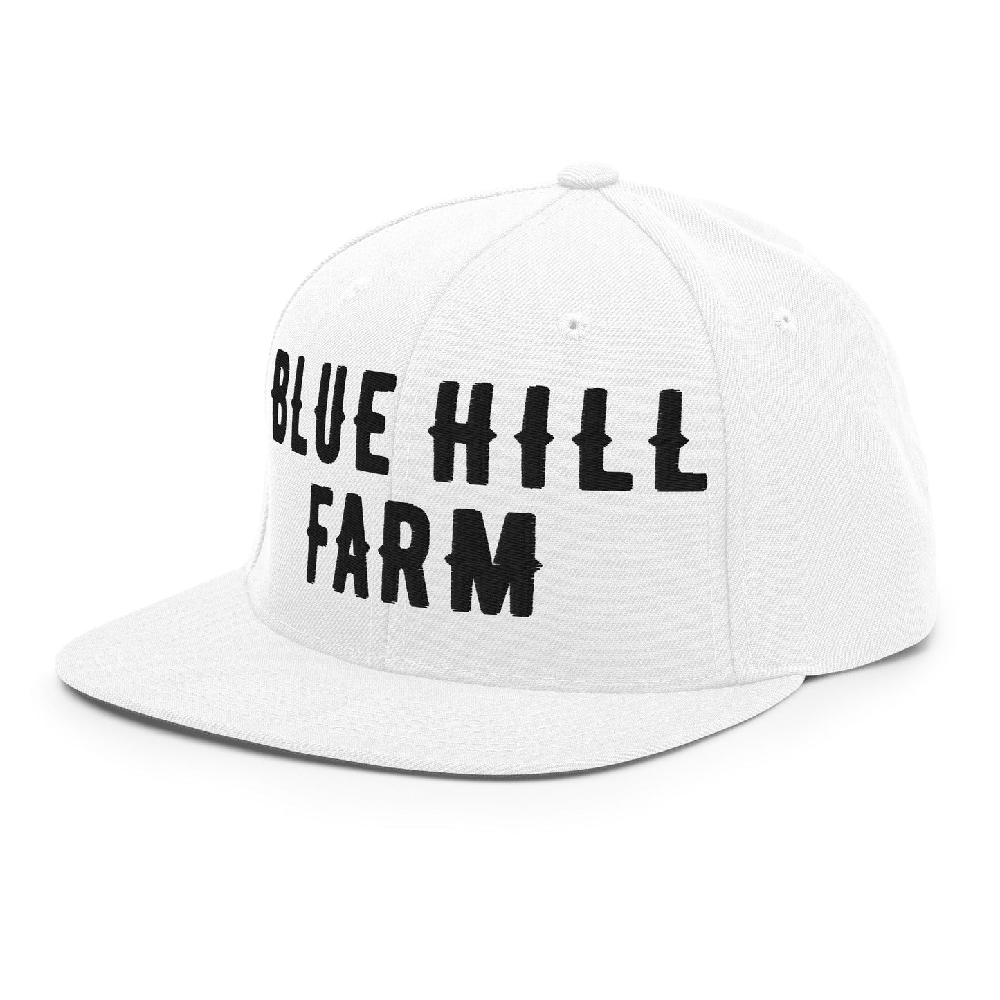 Snapback Hat | Blue Hill Farm | Crest Logo