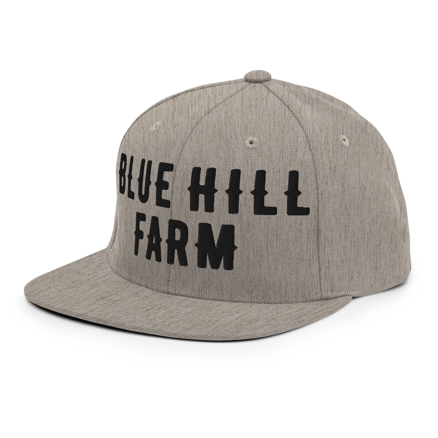 Snapback Hat | Blue Hill Farm | Crest Logo