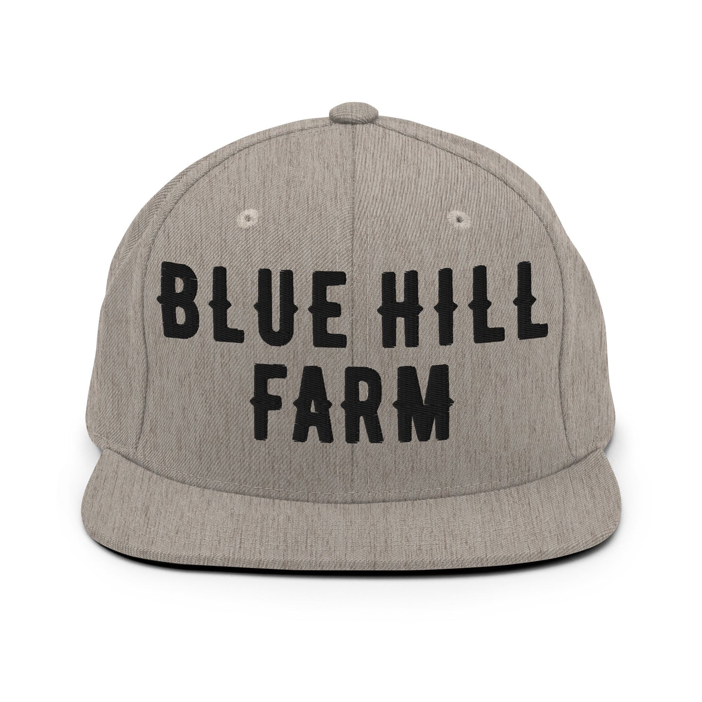 Snapback Hat | Blue Hill Farm | Crest Logo