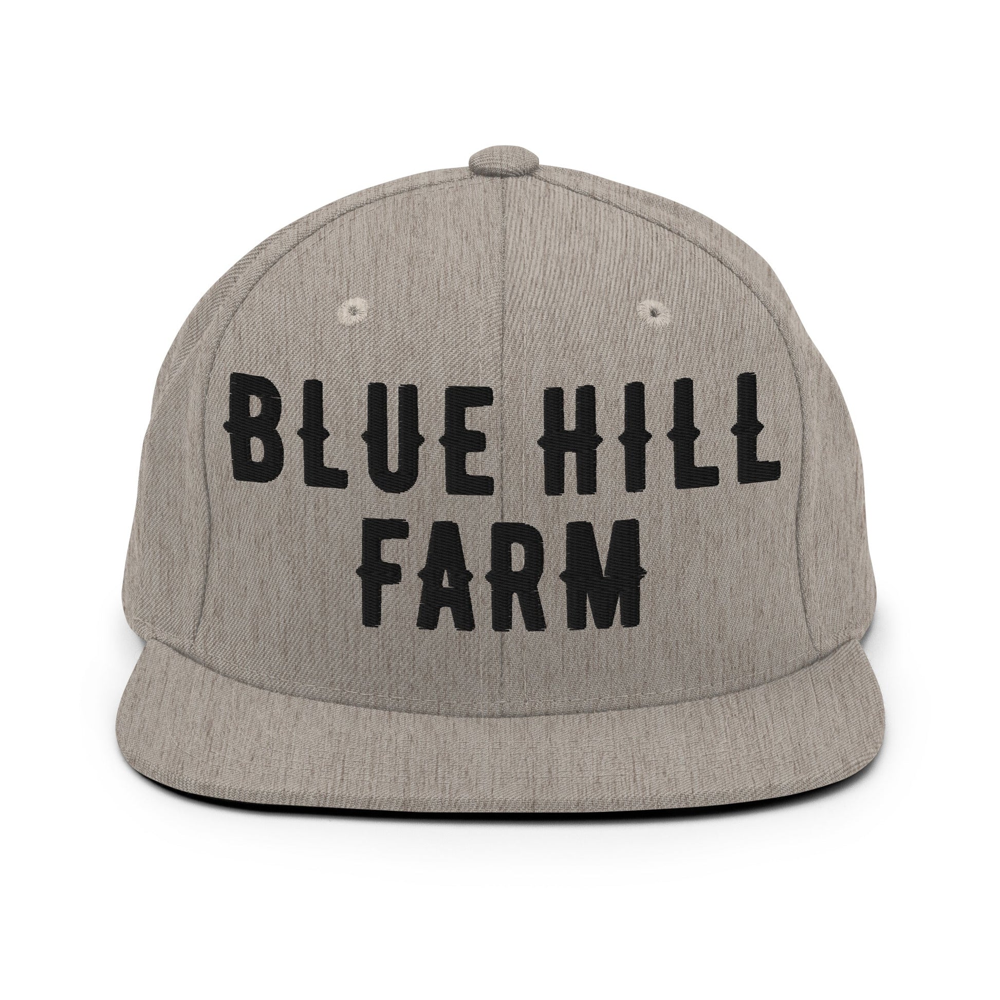 Snapback Hat | Blue Hill Farm | Crest Logo