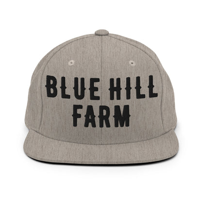 Snapback Hat | Blue Hill Farm | Crest Logo