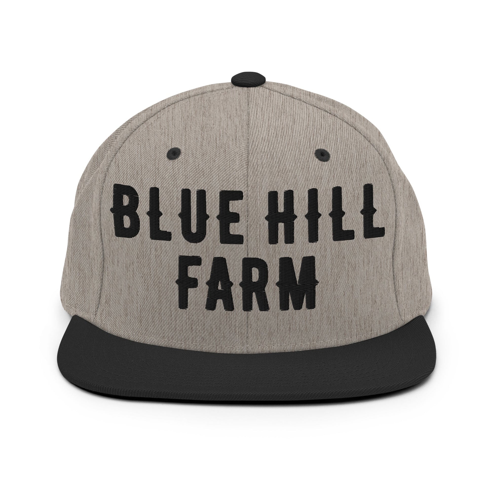 Snapback Hat | Blue Hill Farm | Crest Logo