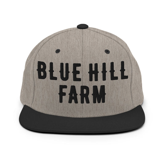 Snapback Hat | Blue Hill Farm | Crest Logo