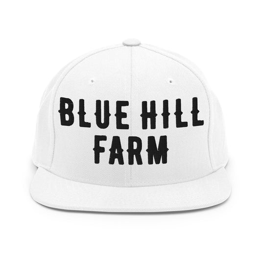 Snapback Hat | Blue Hill Farm | Crest Logo