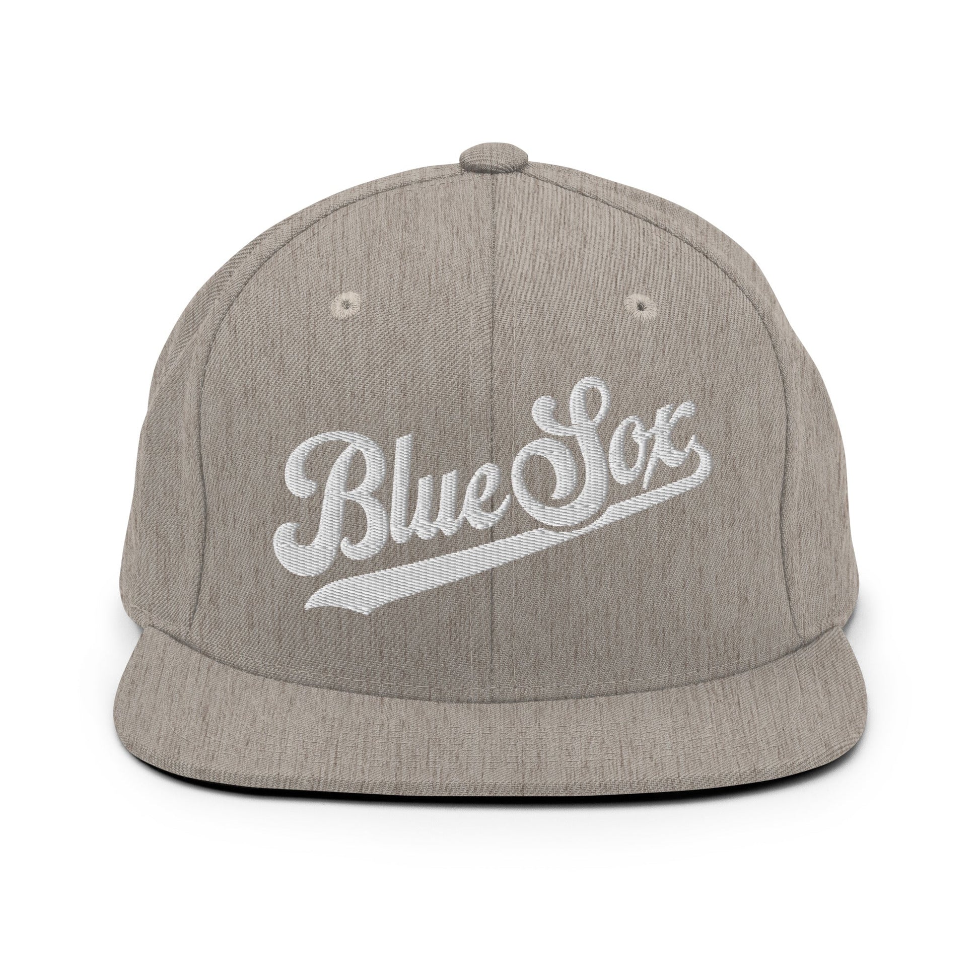 Snapback Hat | Blue Sox | Script Logo