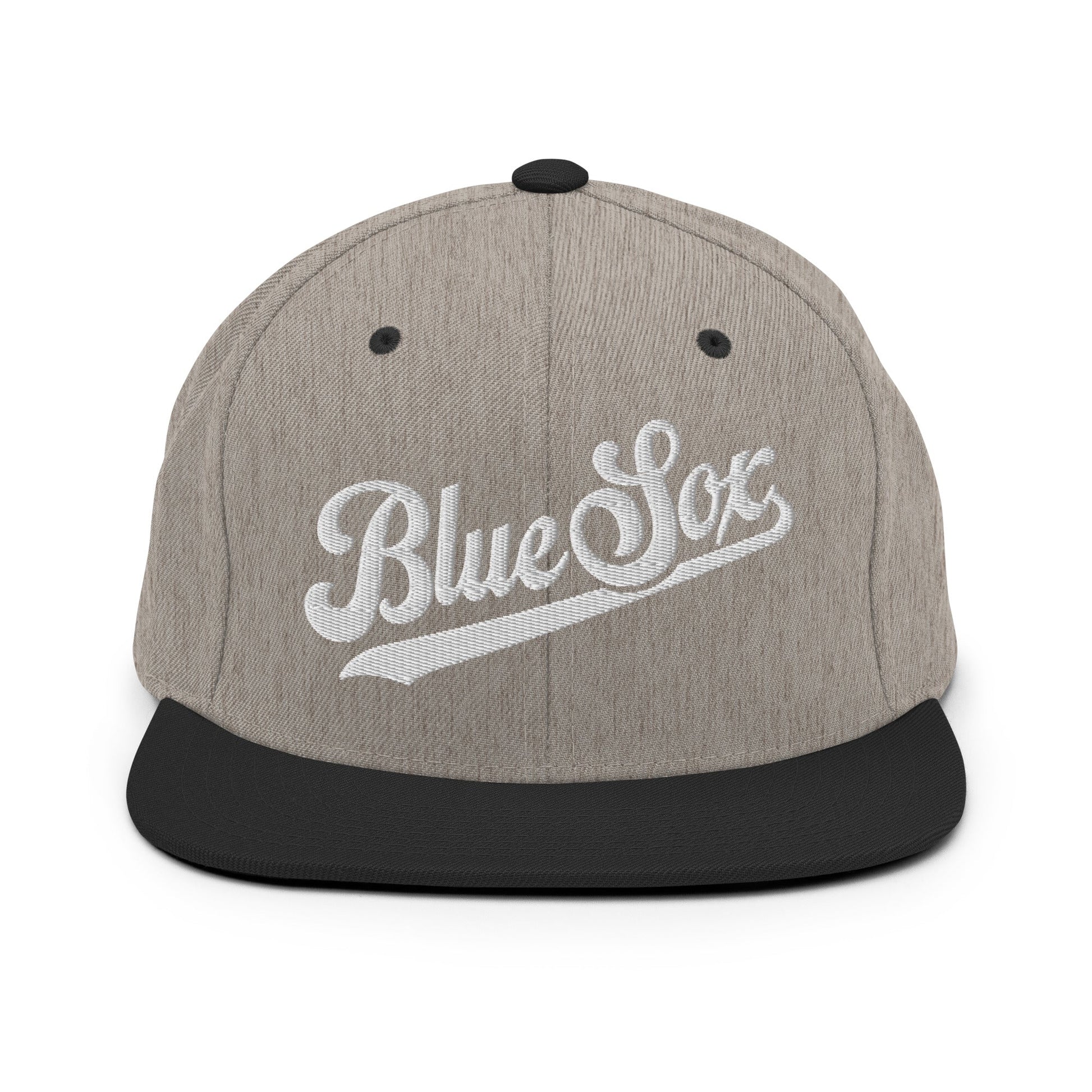 Snapback Hat | Blue Sox | Script Logo