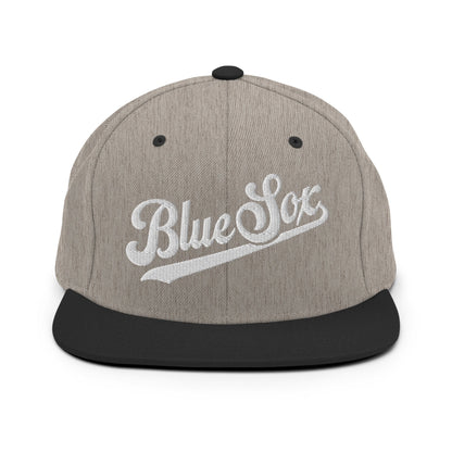 Snapback Hat | Blue Sox | Script Logo