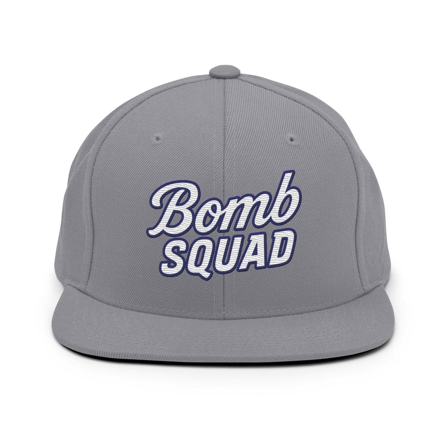 Snapback Hat | Bomb Squad Baseball | Alt Script Logo