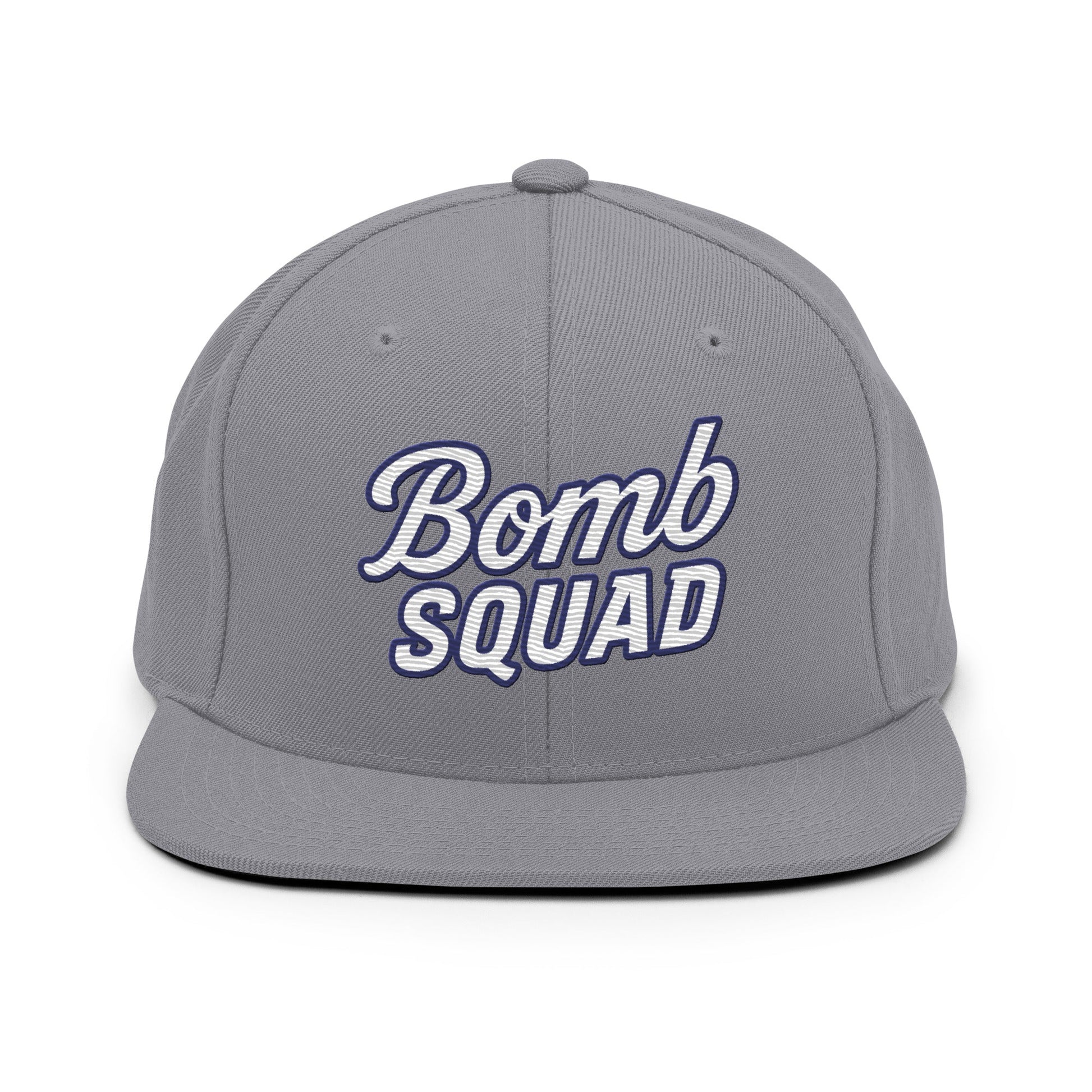 Snapback Hat | Bomb Squad Baseball | Alt Script Logo