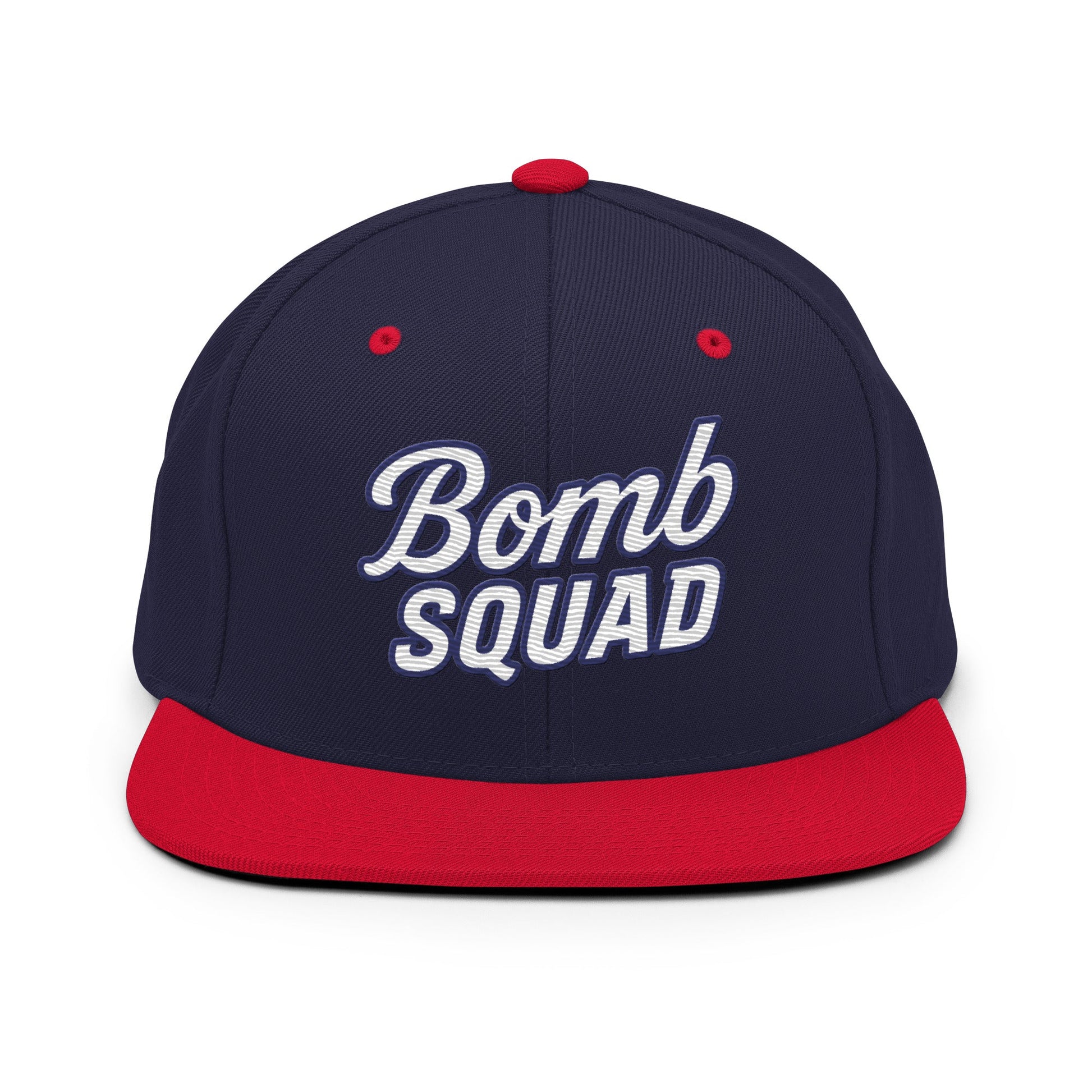 Snapback Hat | Bomb Squad Baseball | Alt Script Logo