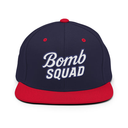 Snapback Hat | Bomb Squad Baseball | Alt Script Logo