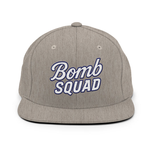 Snapback Hat | Bomb Squad Baseball | Alt Script Logo