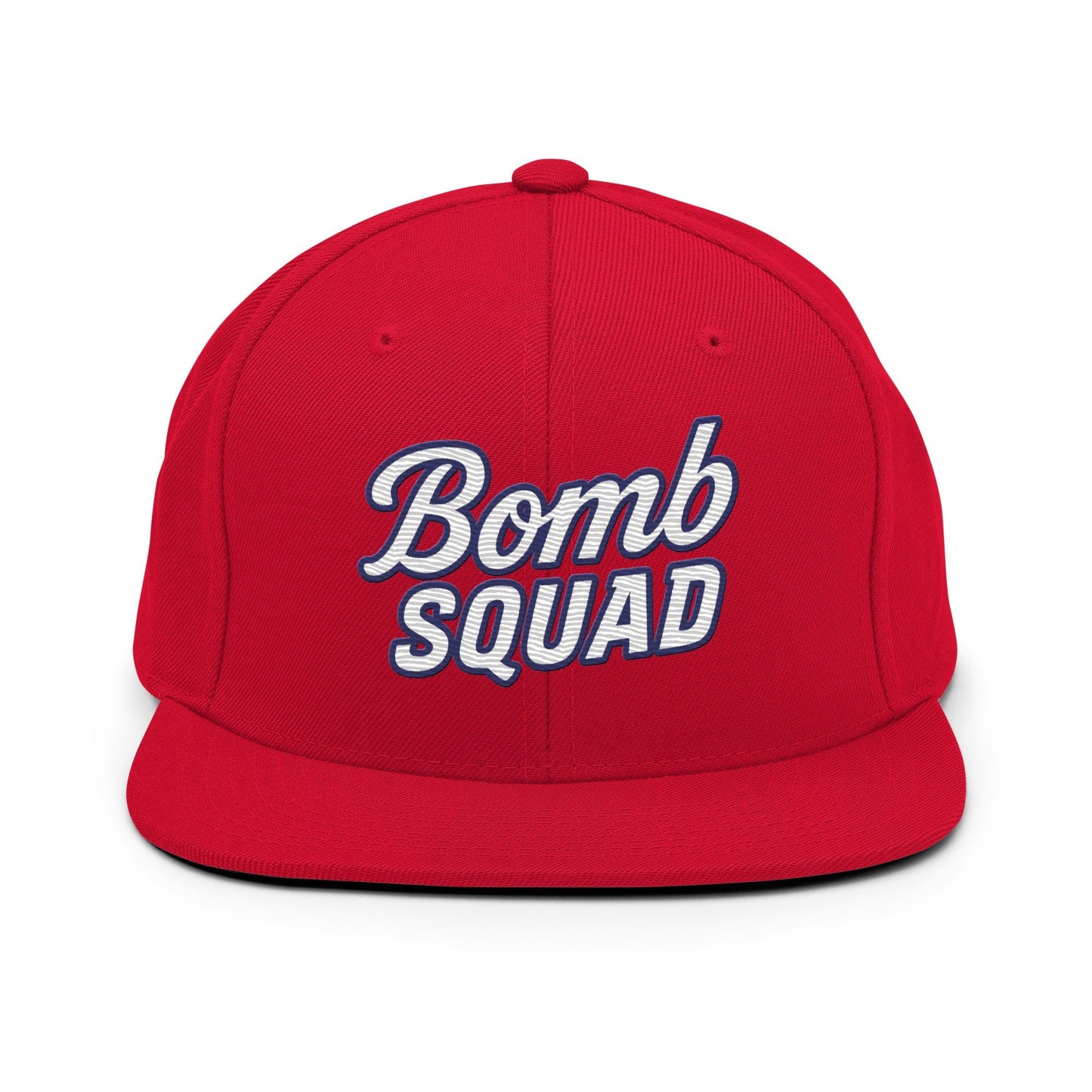 Snapback Hat | Bomb Squad Baseball | Alt Script Logo