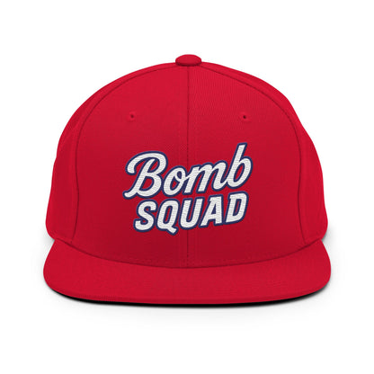 Snapback Hat | Bomb Squad Baseball | Alt Script Logo