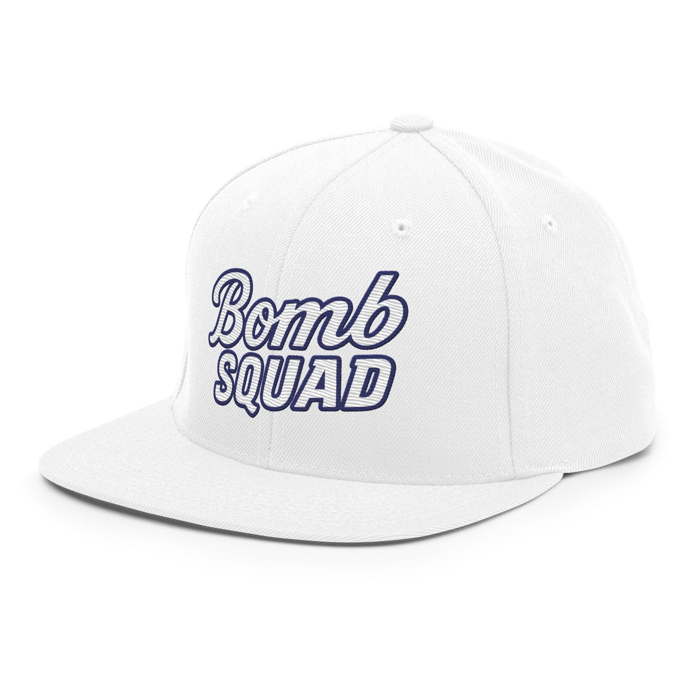 Snapback Hat | Bomb Squad Baseball | Alt Script Logo