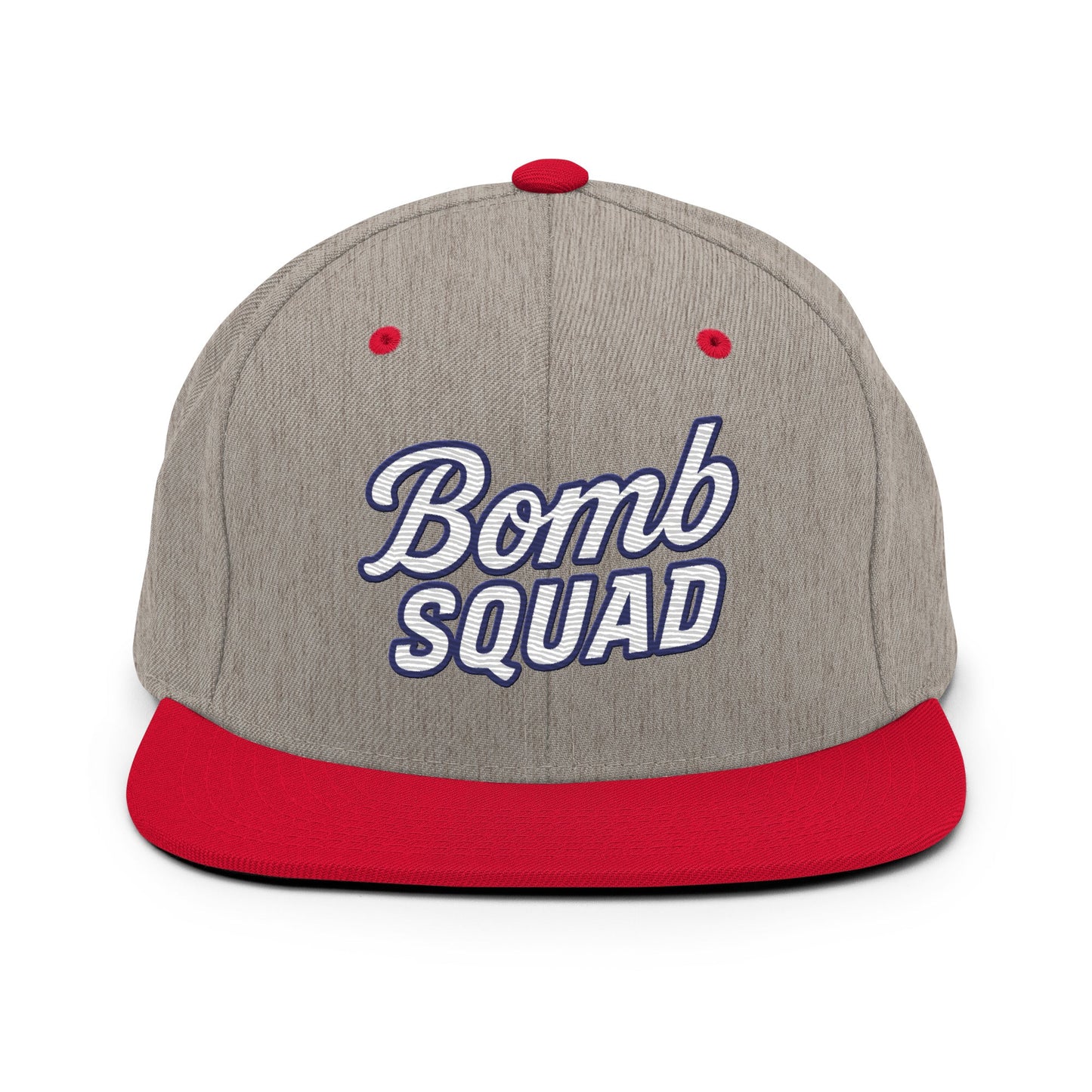 Snapback Hat | Bomb Squad Baseball | Alt Script Logo