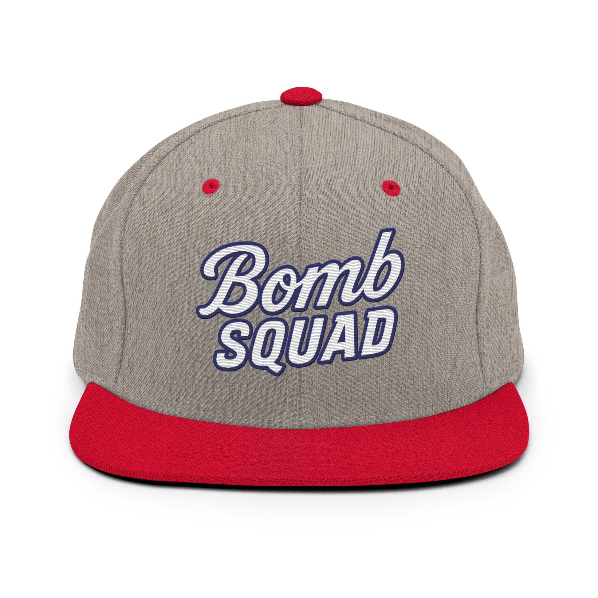 Snapback Hat | Bomb Squad Baseball | Alt Script Logo