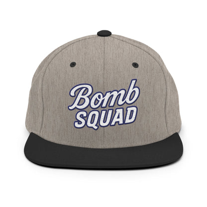 Snapback Hat | Bomb Squad Baseball | Alt Script Logo
