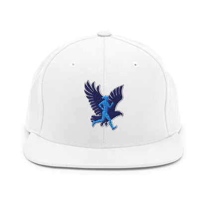 Snapback Hat | Bowdoinham Rebel Runners | Aerial Runner Emblem Logo
