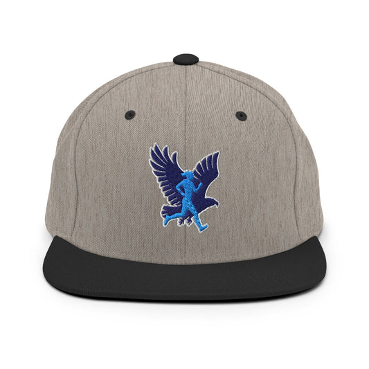 Snapback Hat | Bowdoinham Rebel Runners | Emblem Logo