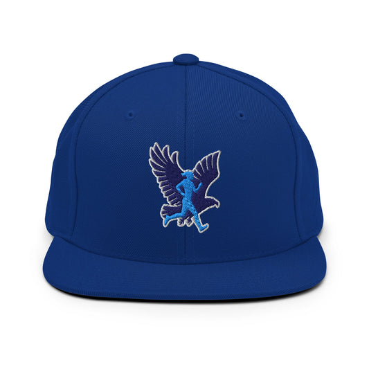 Snapback Hat | Bowdoinham Rebel Runners | Emblem Logo