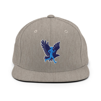 Snapback Hat | Bowdoinham Rebel Runners | Emblem Logo