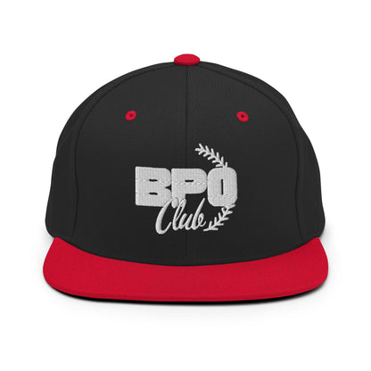 Snapback Hat | BPO Club | White Logo