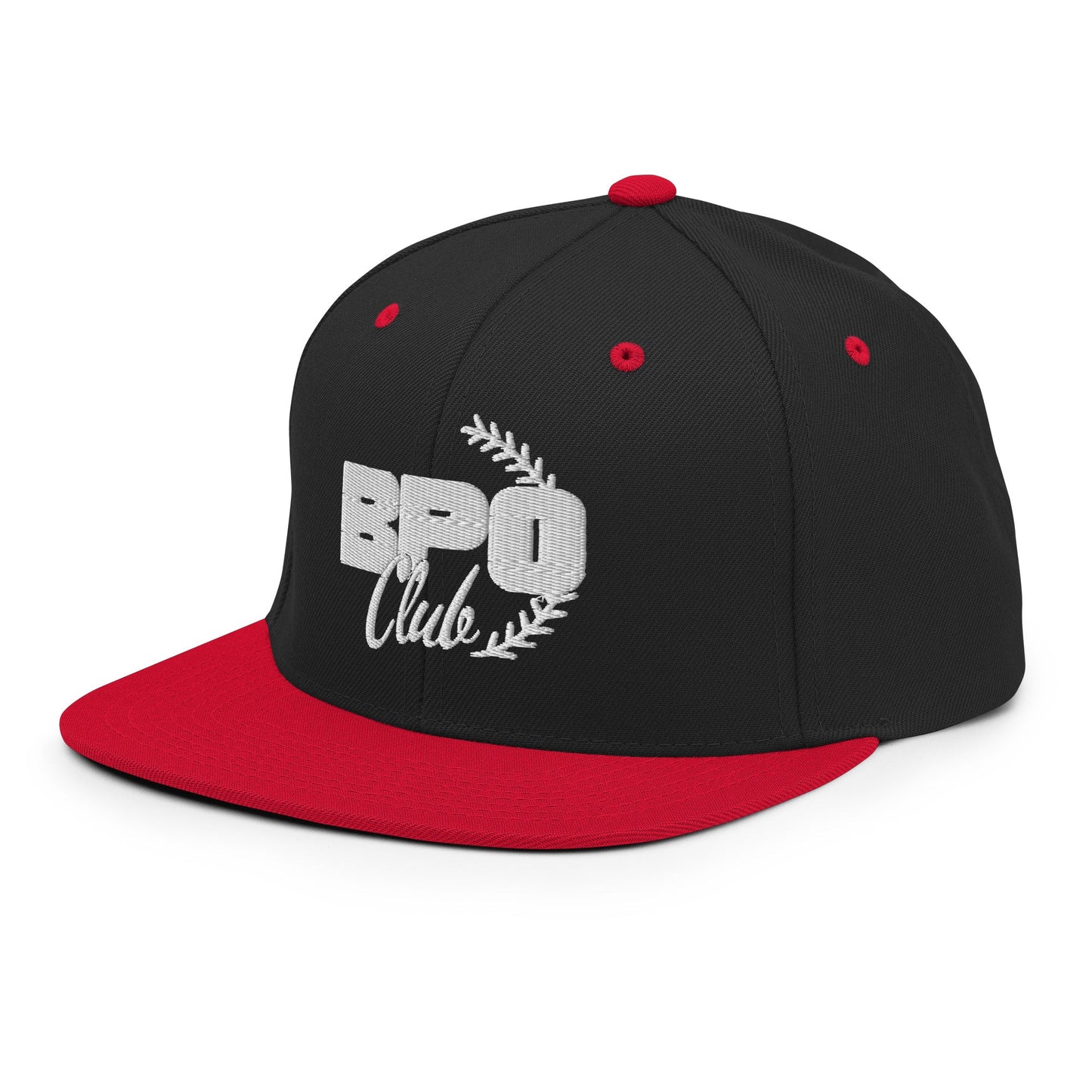 Snapback Hat | BPO Club | White Logo