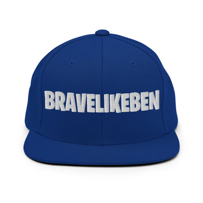 Snapback Hat | Brave Like Ben | Valor Lettering Logo