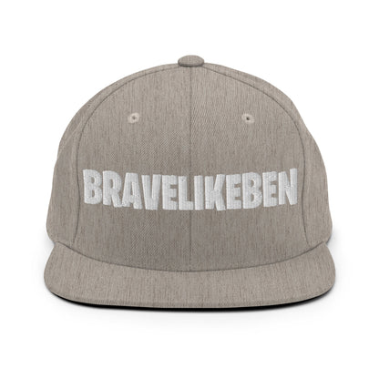 Snapback Hat | Brave Like Ben | Valor Lettering Logo