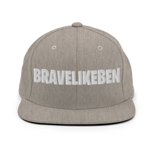 Snapback Hat | Brave Like Ben | Valor Lettering Logo