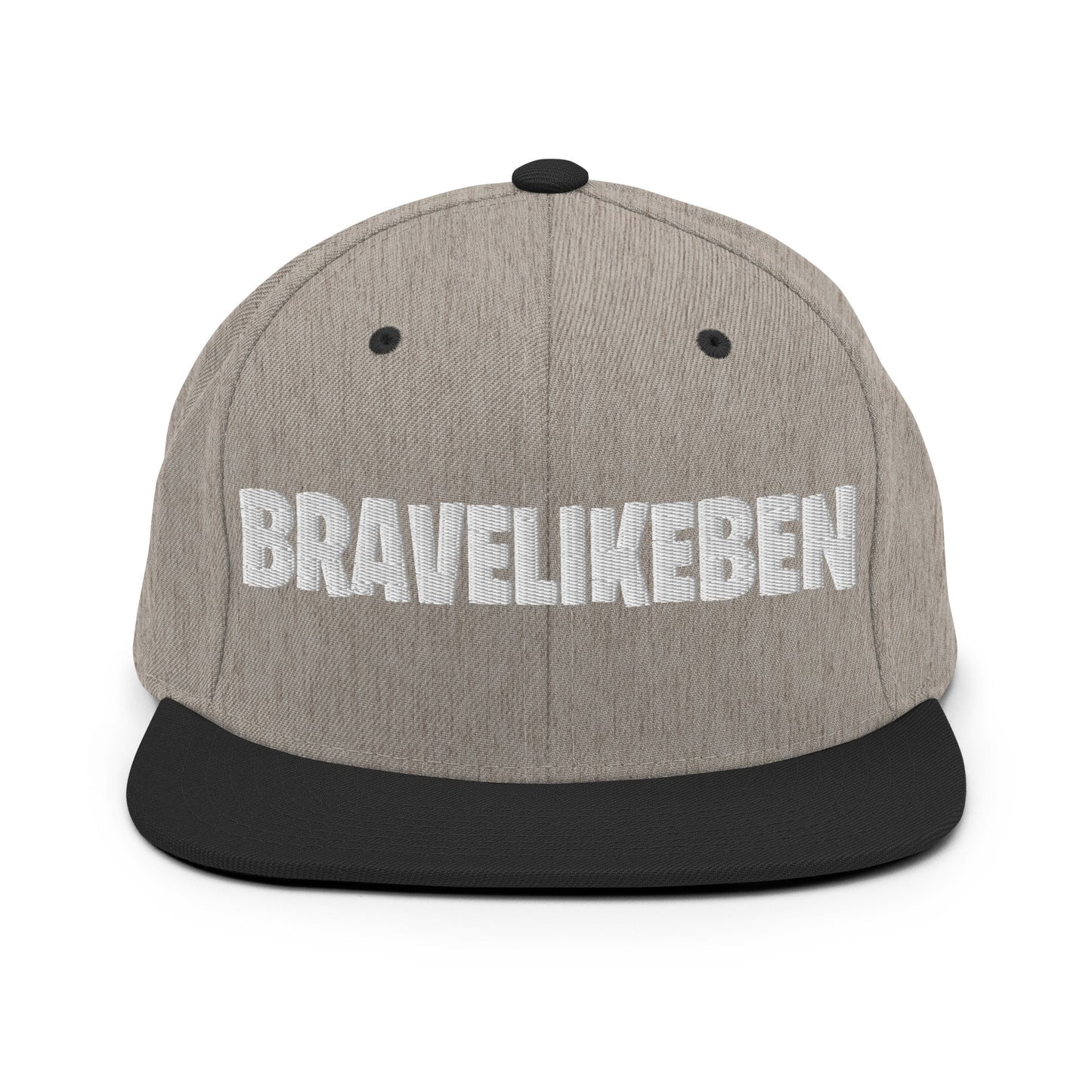 Snapback Hat | Brave Like Ben | Valor Lettering Logo