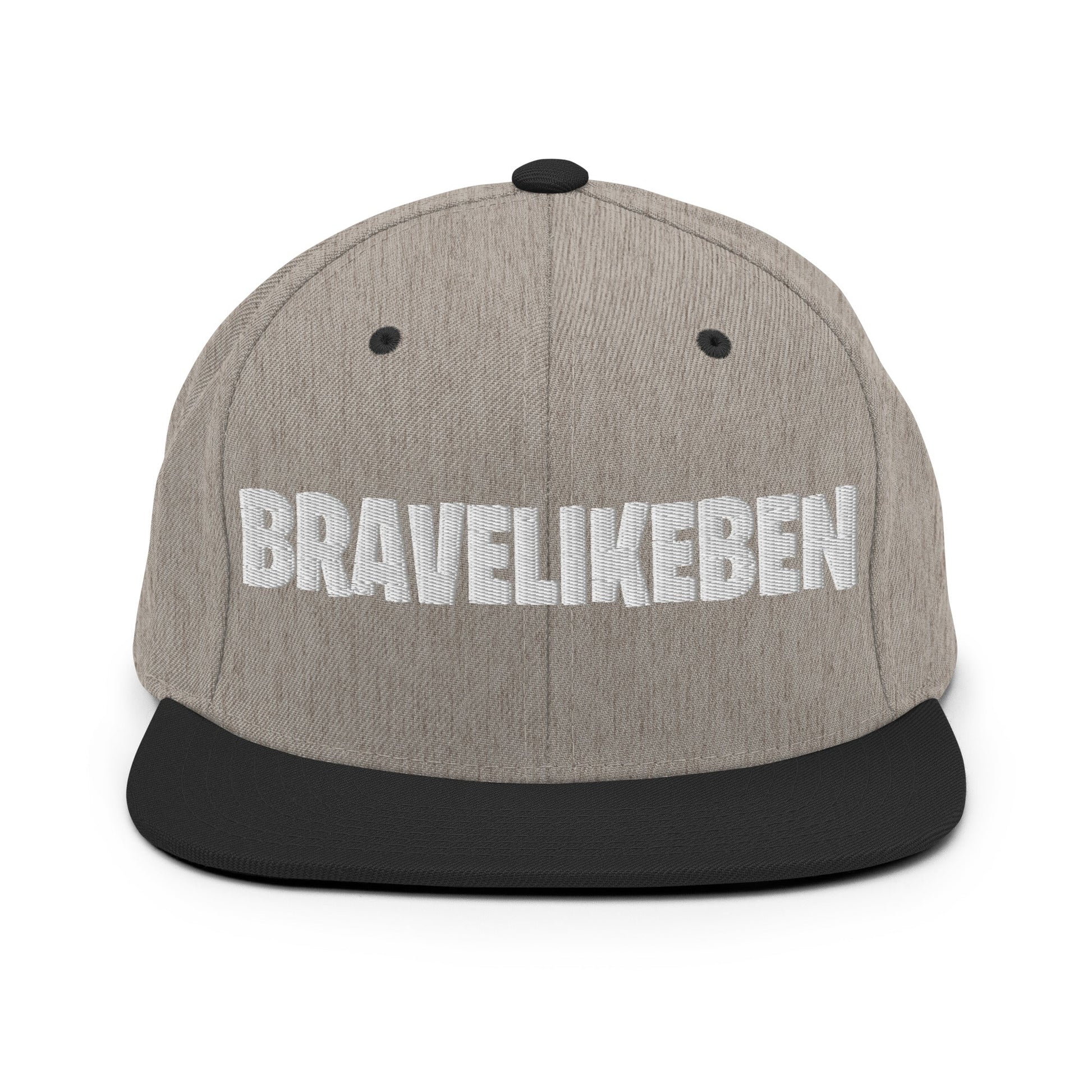 Snapback Hat | Brave Like Ben | Valor Lettering Logo