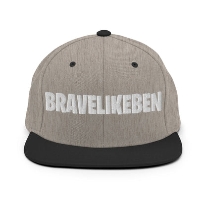 Snapback Hat | Brave Like Ben | Valor Lettering Logo