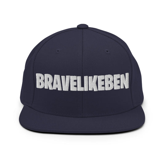 Snapback Hat | Brave Like Ben | Valor Lettering Logo